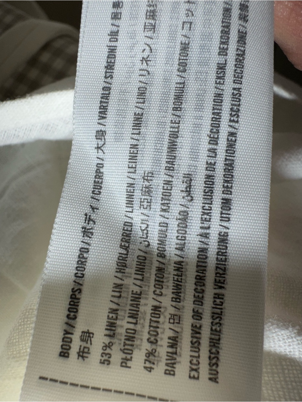 NWT Abercrombie & Fitch White Linen Blend Midi Shirt Dress Size M - Picture 8 of 11